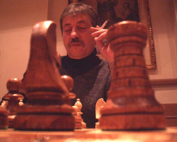 Ohne Konzentration geht beim Schachspiel wohl nichts