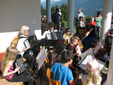 Akkordeongruppe der Musikschule Kötschach